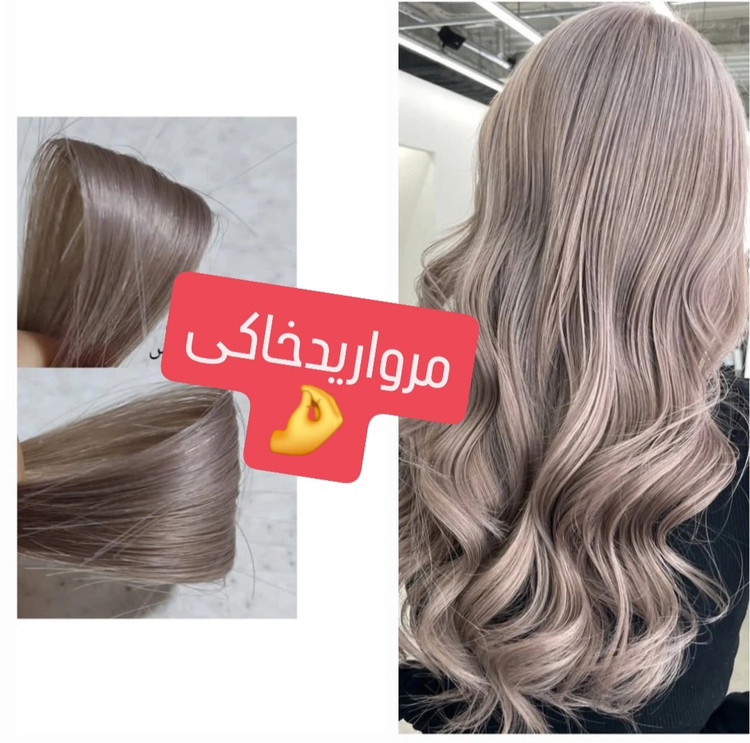 پک رنگ موی مروارید خاکی آکادمی مهرور – ترکیبی از درخشش لطیف مرواریدی و گرمای طبیعی خاکی برای موهایی آرام، طبیعی و خاص